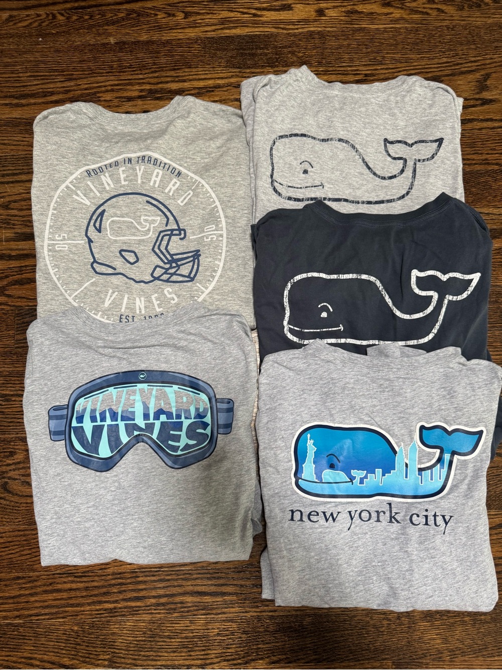 Size Boys XL (18) Vineyard Vines Long Sleeve T-shirt Bundle